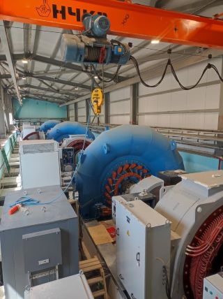 Завершается монтаж оборудования производства завода «ТЯЖМАШ» на Горько-Балковской МГЭС