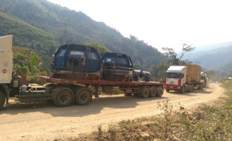 Отгрузка гидромеханического оборудования для малой ГЭС HOUY SO в Лаос
